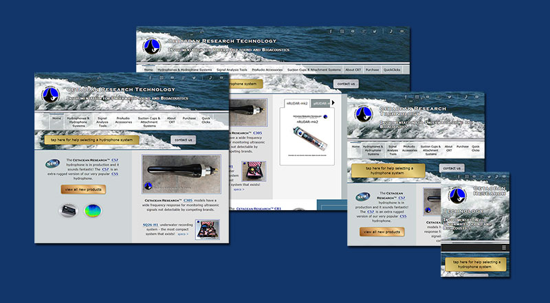 Cetacean Research Technology, medley of screenshots